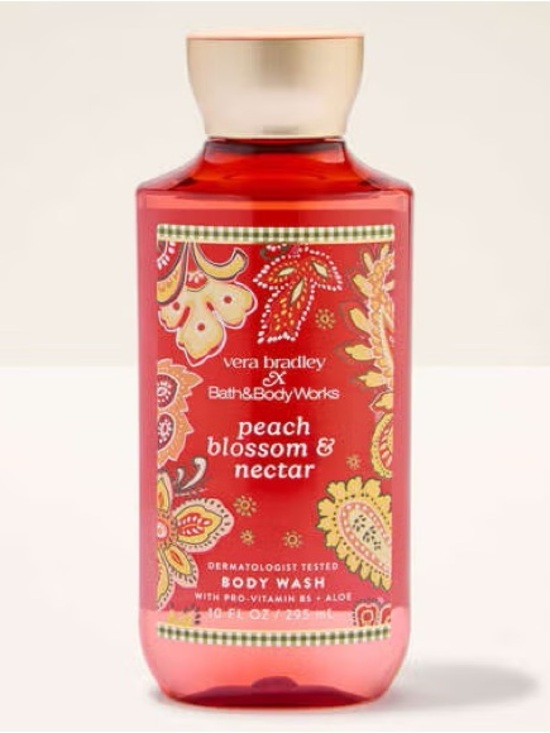 Bath & Body Works Other - Vera Bradley x Bath & Body Works Peach Blossom & Nectar Body Wash NWT